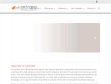Tablet Screenshot of lucentem.com